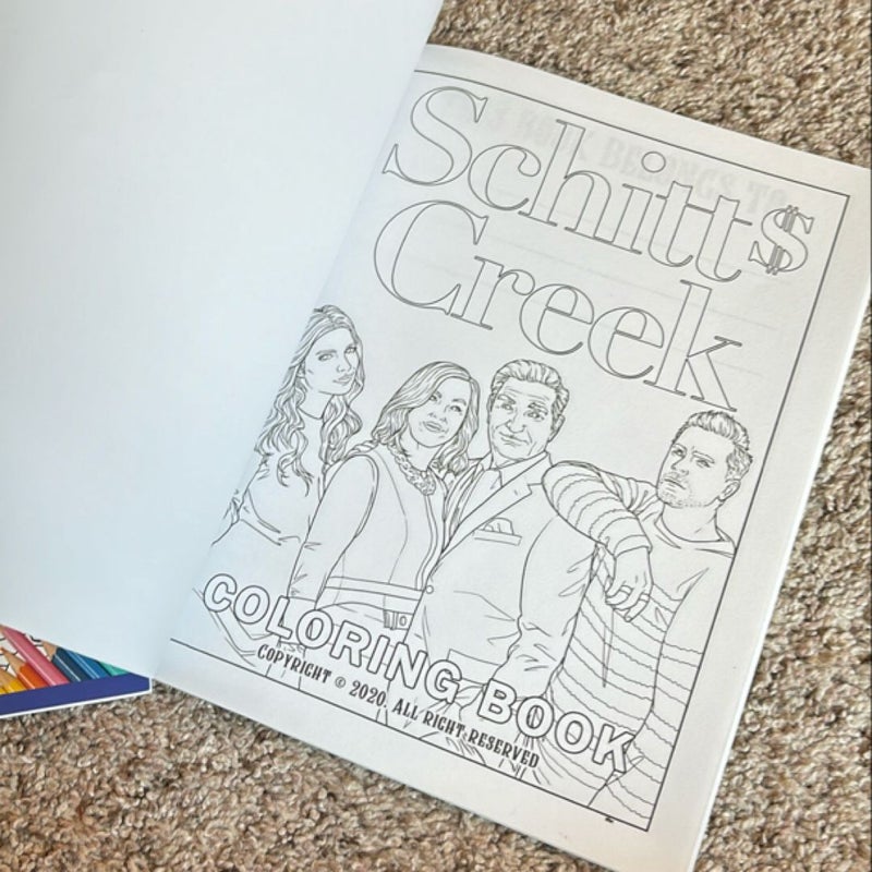 Schitt's Creek Coloring Books