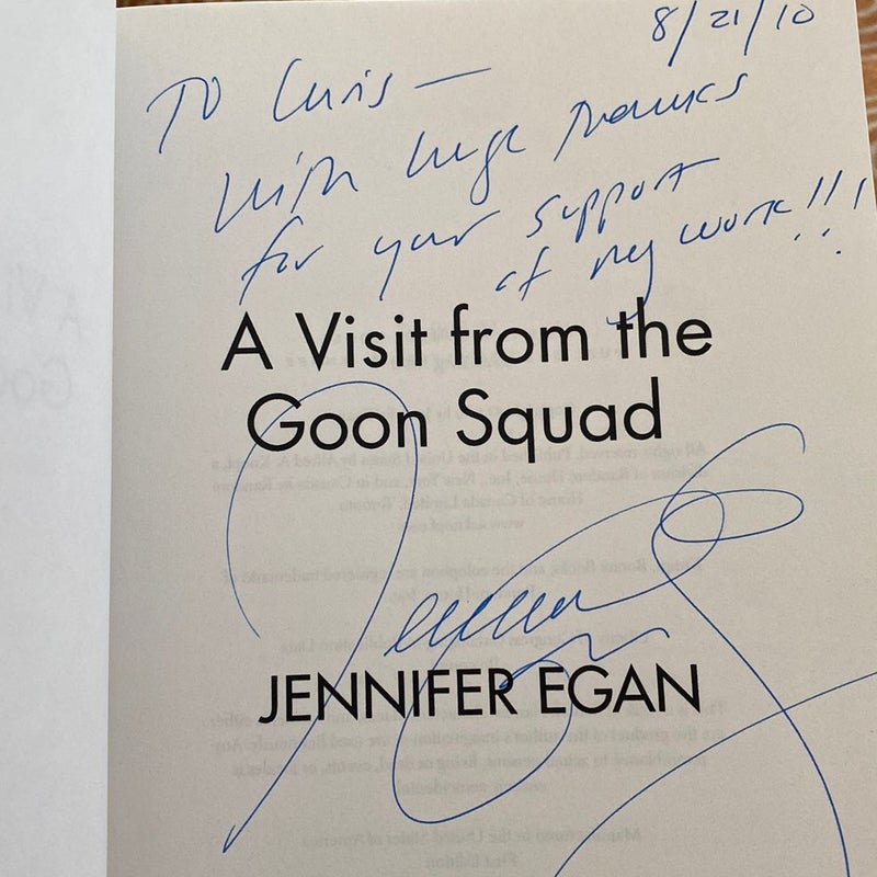 A Visit from the Goon Squad—Signed