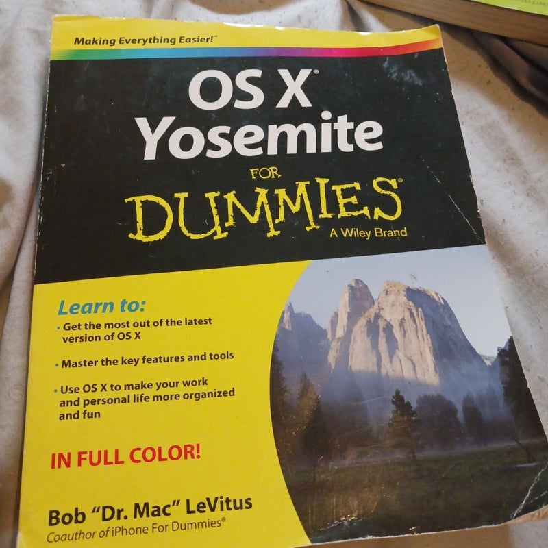 OS X Yosemite for Dummies