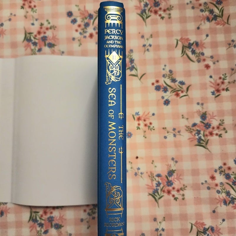 The Sea of Monsters Illumicrate Special Edition (#2 of Percy Jackson) Slightly Damaged, Signed ✨️