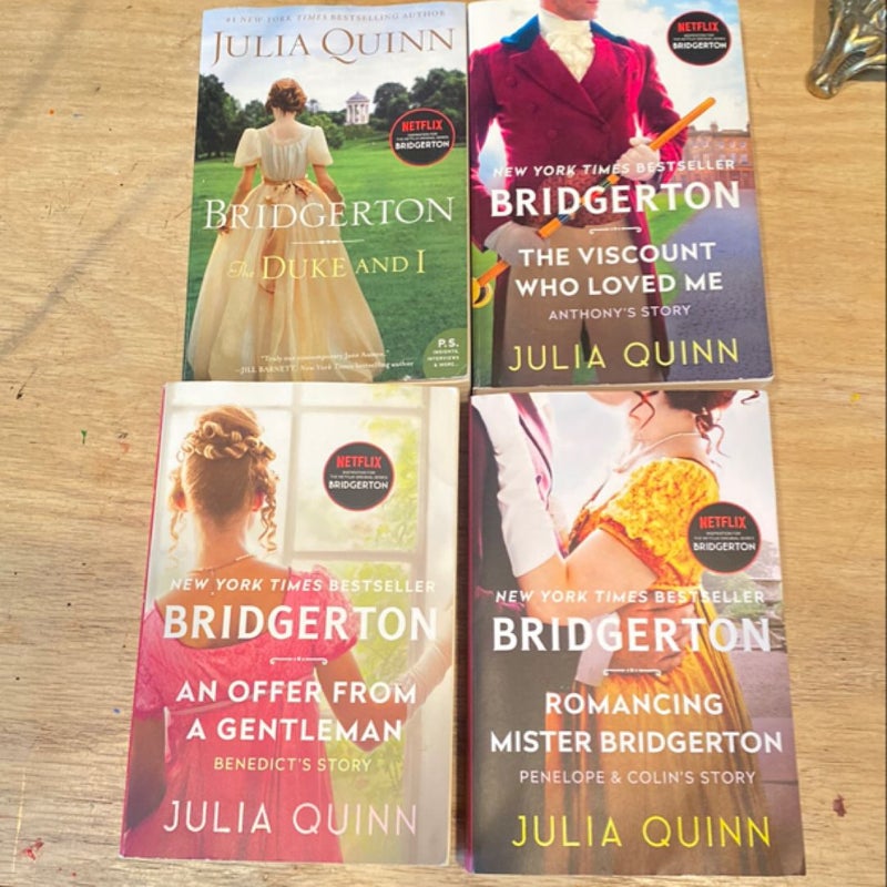 The Duke and I Bridgerton 4 book set 