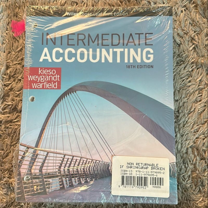 Intermediate Accounting, 18e WileyPLUS Card and Loose-Leaf Set Multi-Term