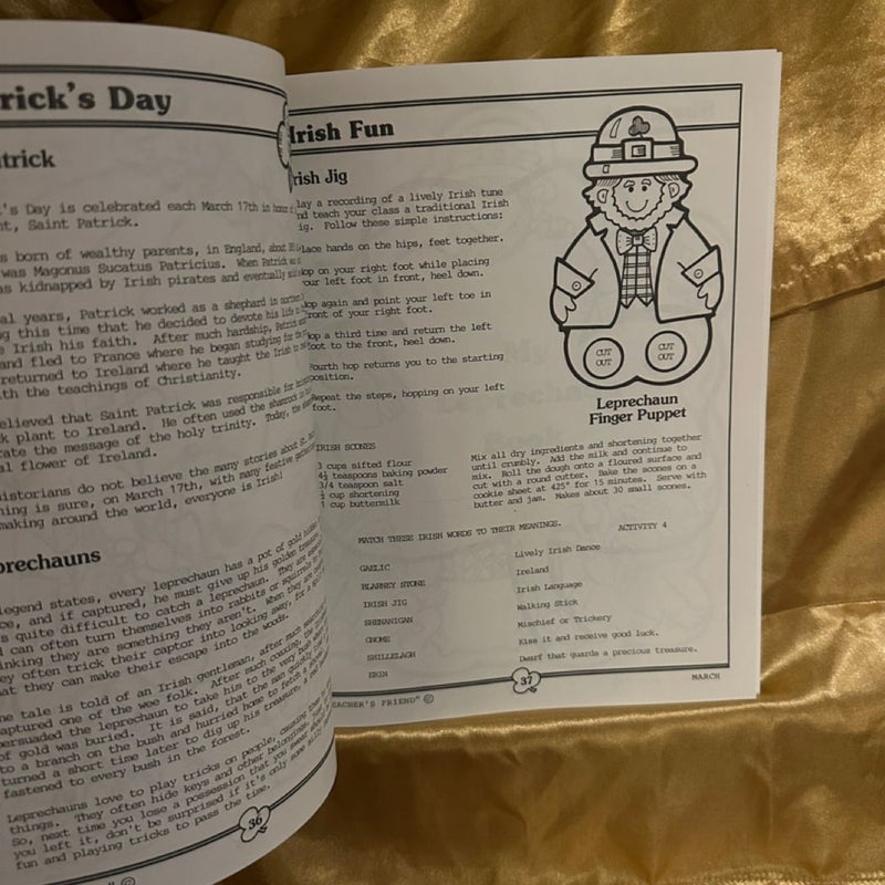 Teacher’s Friend Idea Book: March