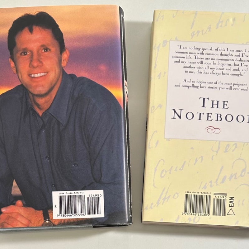 Nicholas Sparks 2 Book Bundle. 1996 The Notebook & 2003 The Guardian Hardcovers