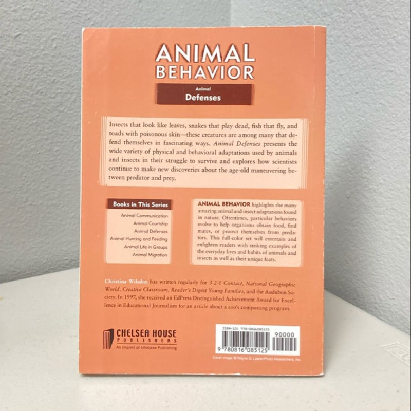 Animal Behavior Animal Defense