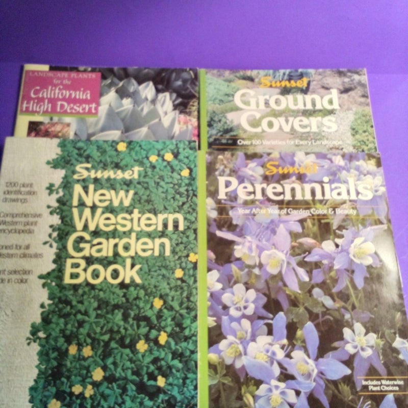 Sunset Perennials, Sunset Ground Covers, Sunset New Western Garden Book, Landscape Plants for the California High Desert
