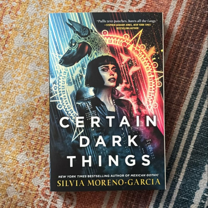 Certain Dark Things (with Signed Book Plate)