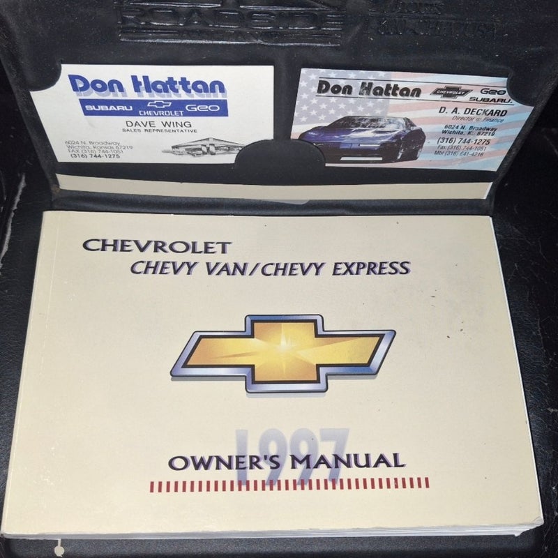 1997 chevy express van owners manual 