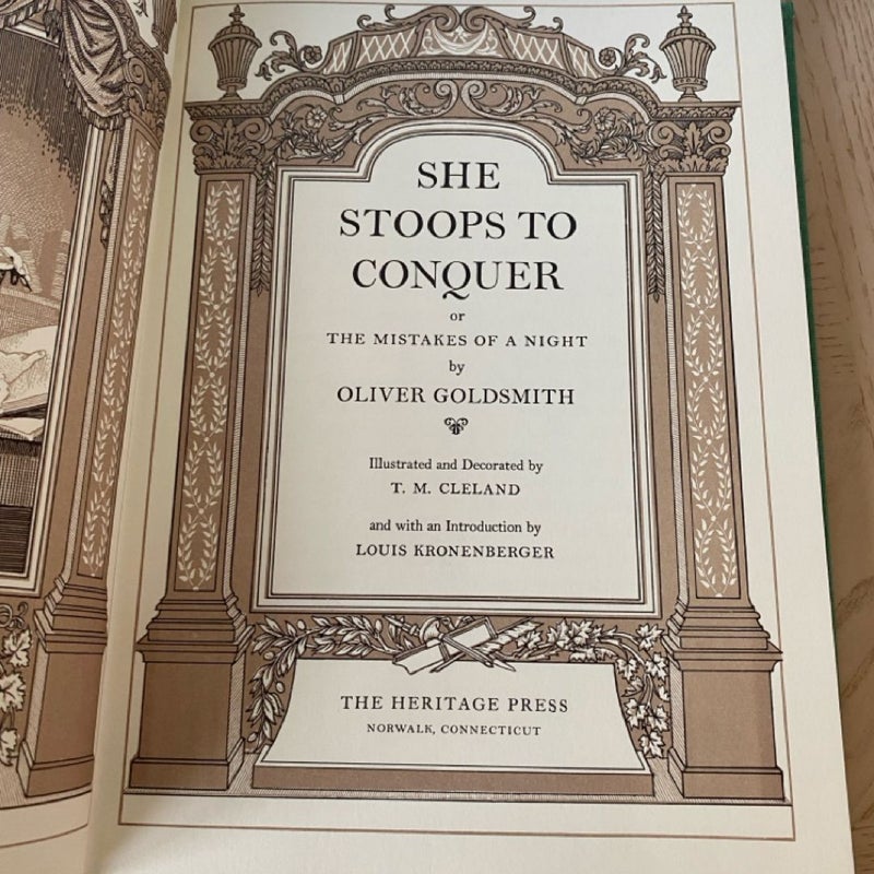 She Stoops To Conquer 