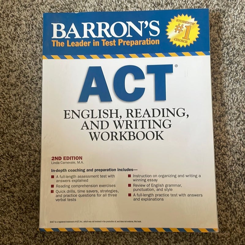 English, Reading and Writing Workbook