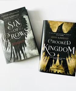 Six of Crows and Crooked Kingdom (Black and Red sprayed edges)