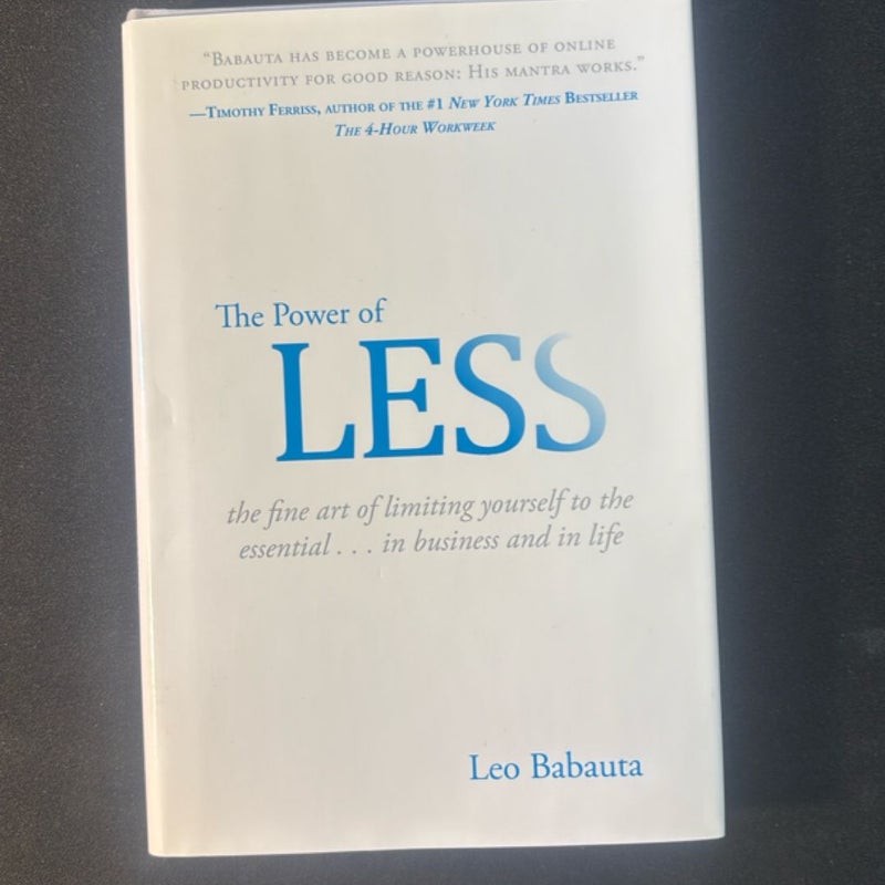 The Power of Less