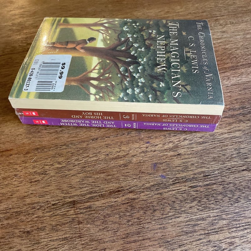 Chronicles of Narnia books 1-3