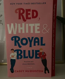 Red, white and royal blue 