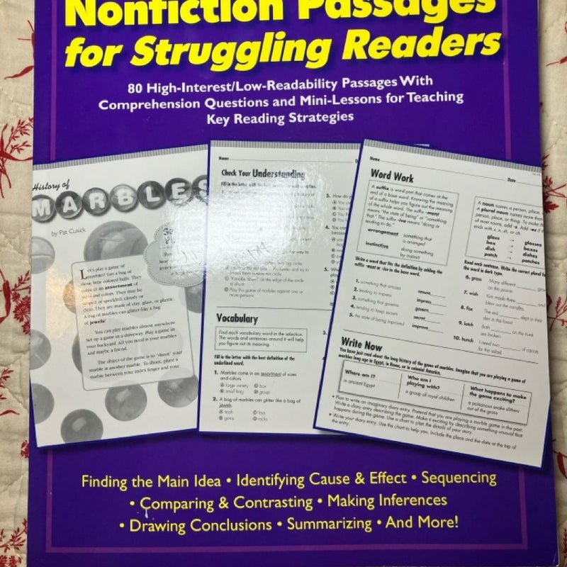 Hi-Lo Nonfiction Passages for Struggling Readers