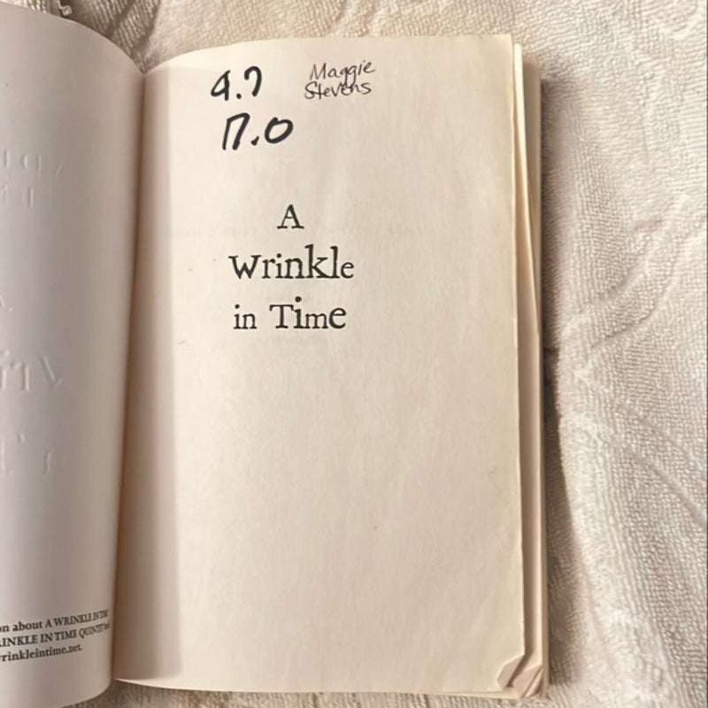 A Wrinkle in Time