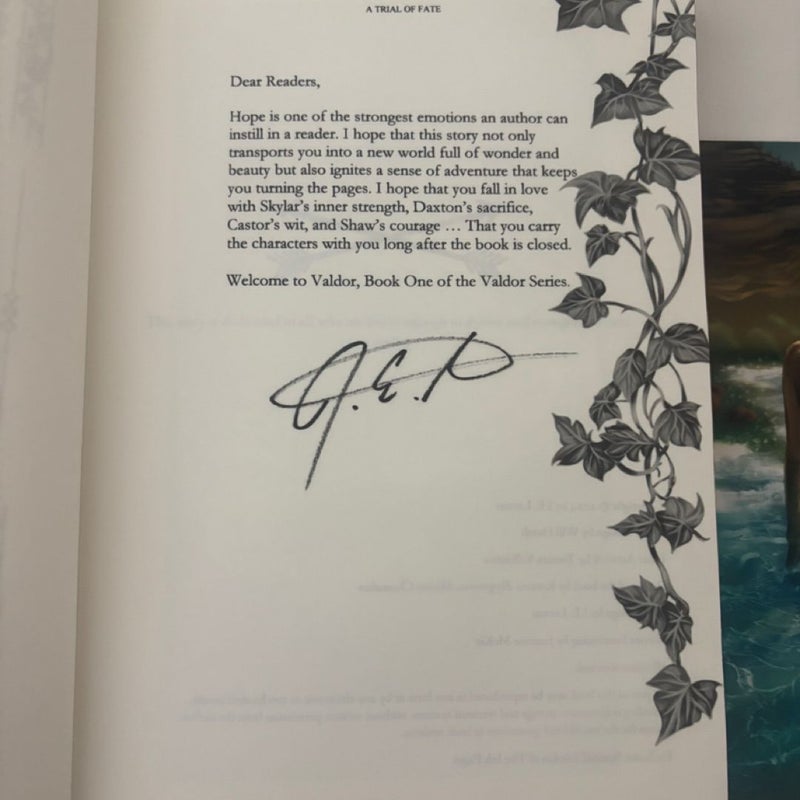 A Trial of Fate -Signed Ink Pages Exclusive version