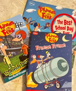 Phineas and Ferb bundle of 3 books