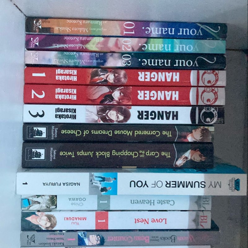 Variety of manga