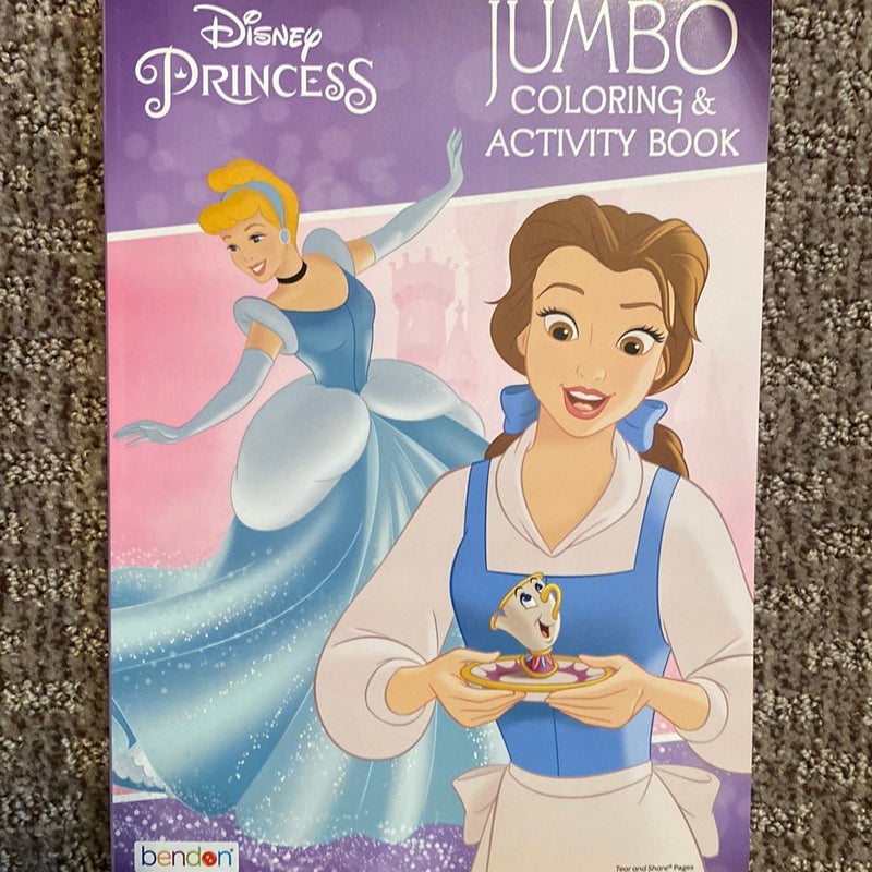 Disney Princess Jumbo Coloring Activity Book