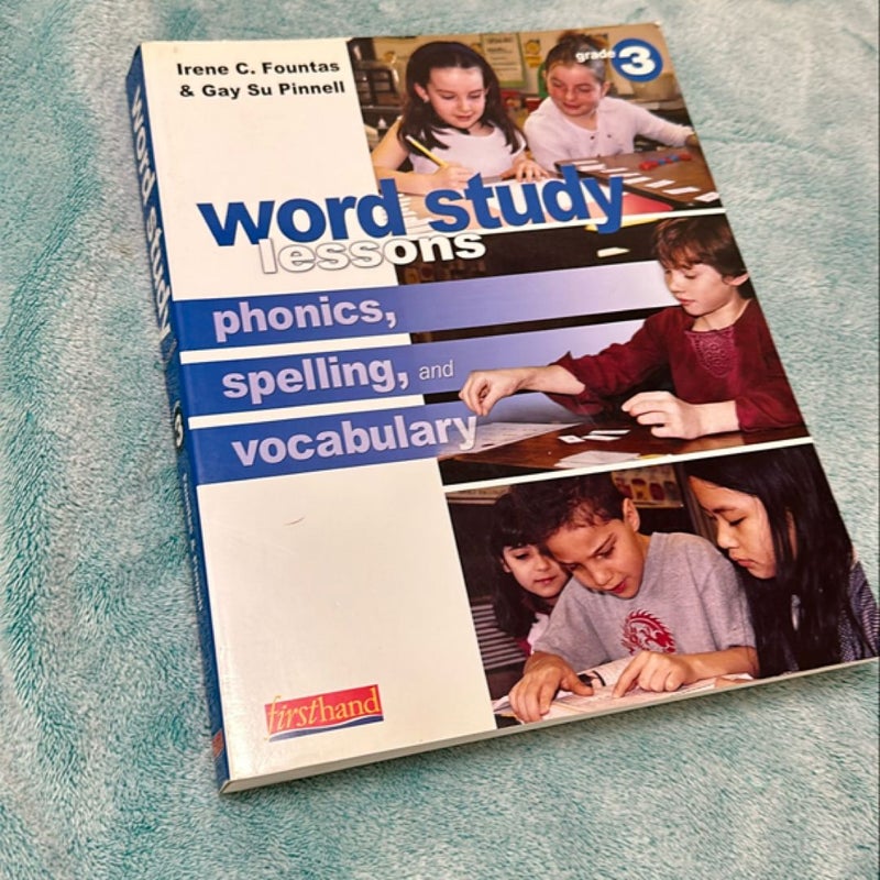 Word Study Lessons