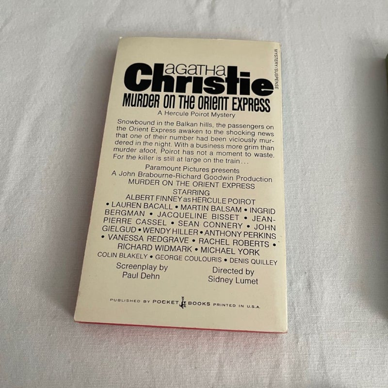 Agatha Christie Paperback Book Bundle