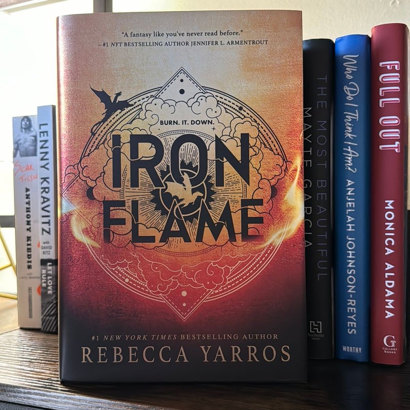 Iron Flame (with sprayed edges)