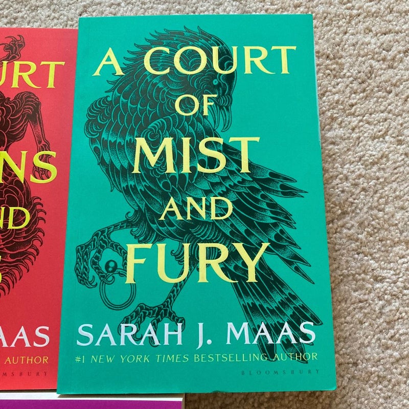 A Court of Thorns and Roses first 3 books