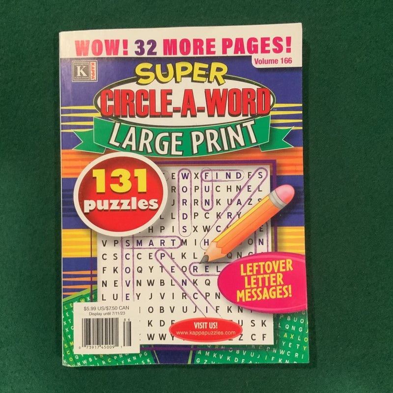 Super Circle-A-Word Large Print