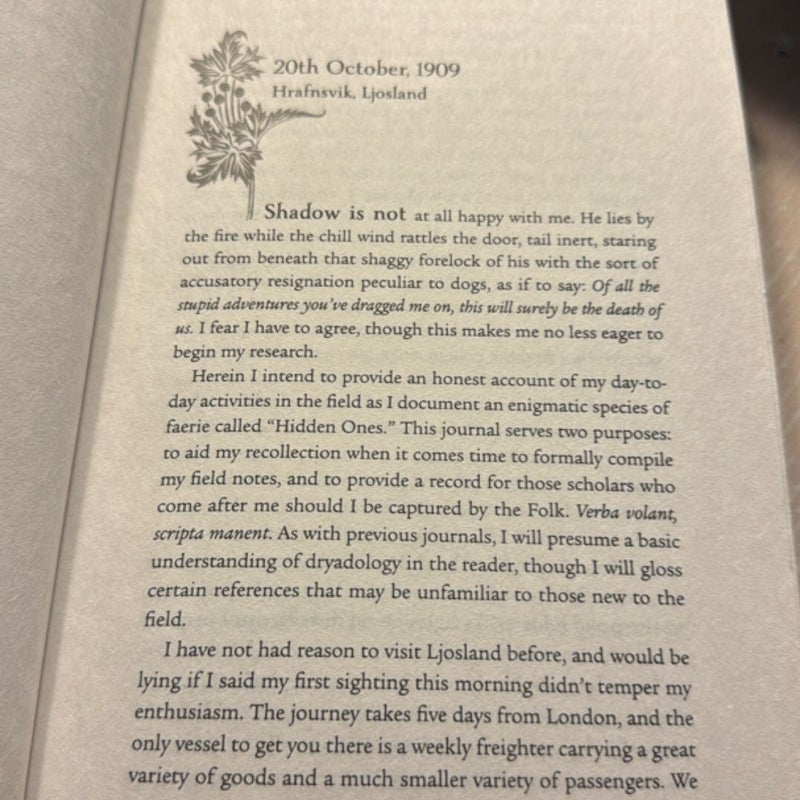 Emily Wilde's Encyclopaedia of Faeries