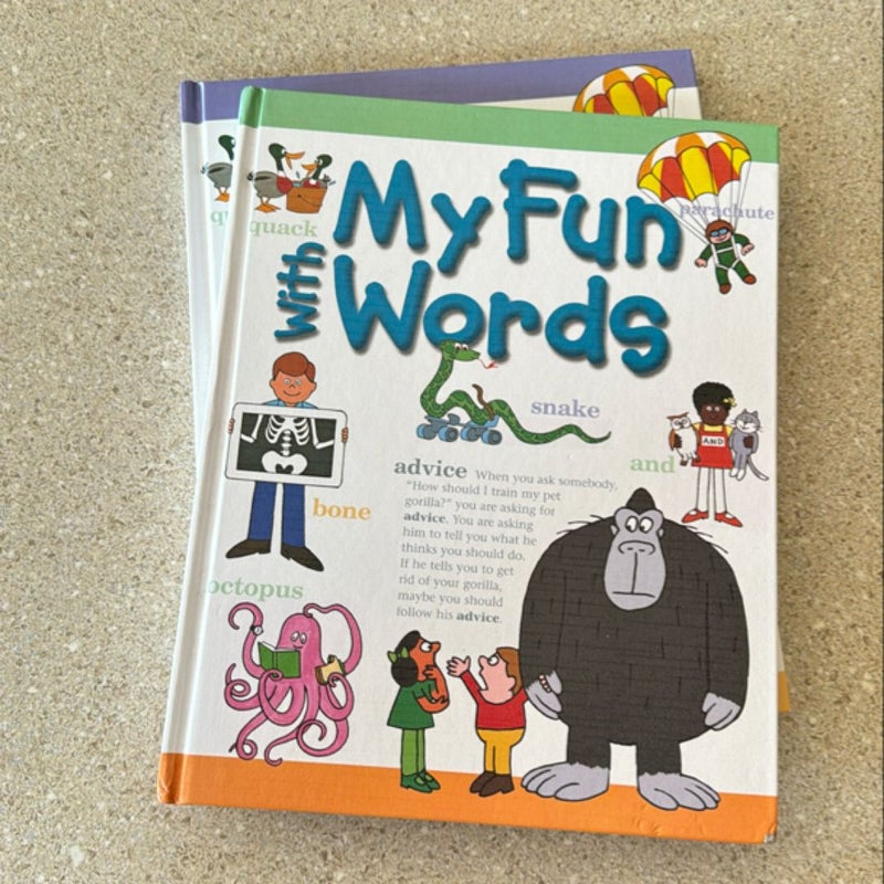 My Fun With Words A-K & L-Z Book Bundle 