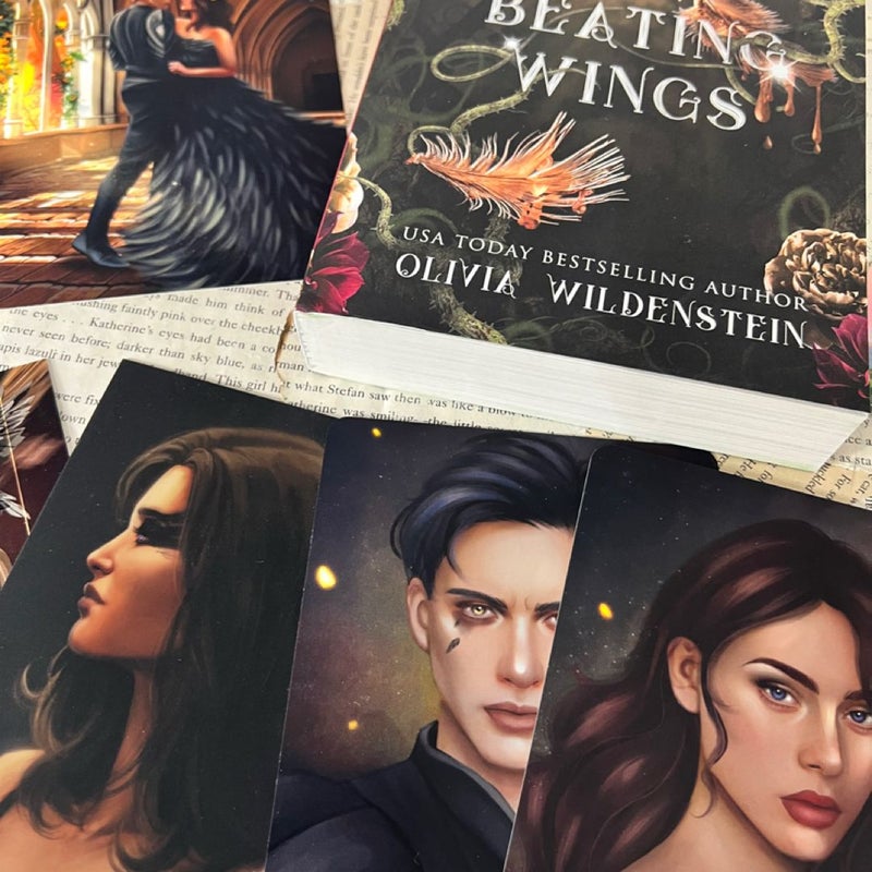 Signed House of Beating Wings by Olivia Wildenstein - Indie Cover