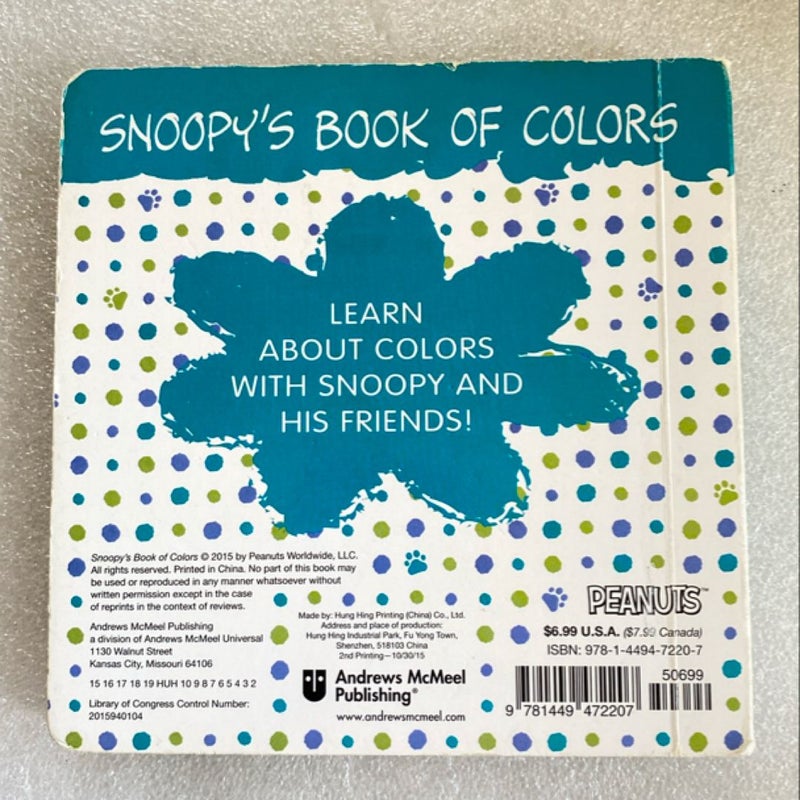 Snoopy's Book of Colors