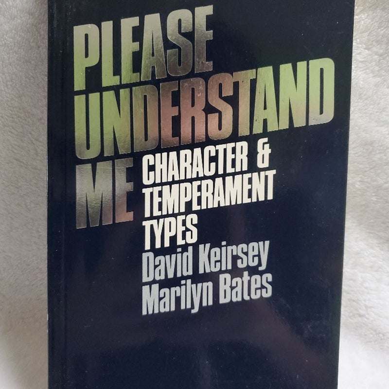 Please Understand Me
