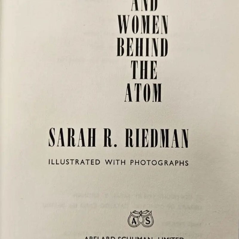 Men and 2024 Women Behind the Atom 1958 Sarah R Tied man