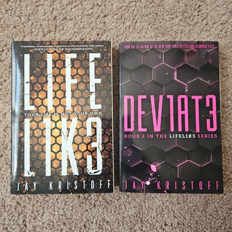 LIFEL1K3 & DEV1AT3 (2 books)