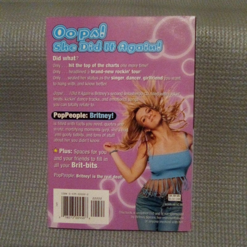 Celebrity Quiz-o-rama: Pop Party!, PopPeople: Britney!