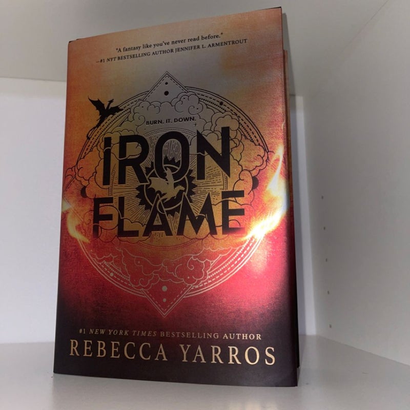 Iron Flame with Sprayed Edges US printed
