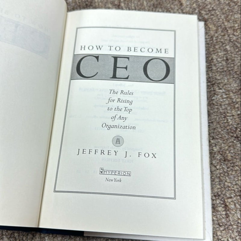 How to Become CEO