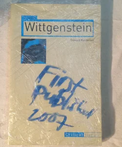 Ludwig Wittgenstein (First Edition)