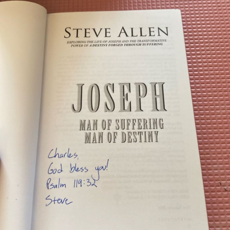 Joseph Man of Suffering Man of Destiny