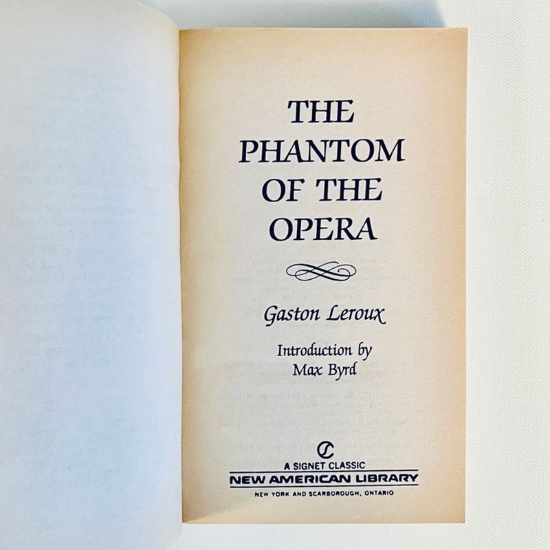 The Phantom of the Opera 1987 Signet Classic