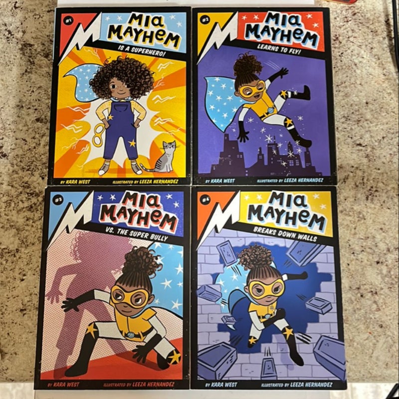 Mia Mayhem Book Collection Books 1-4