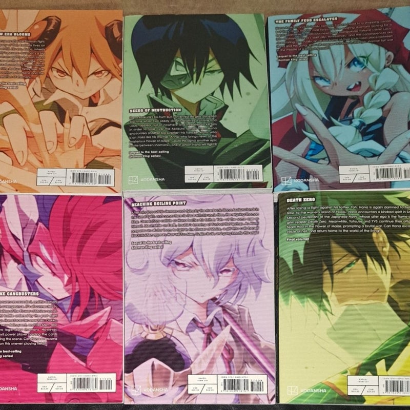 Shaman King: Flowers Manga Volume 1-6 The Complete Set by Hiroyuki