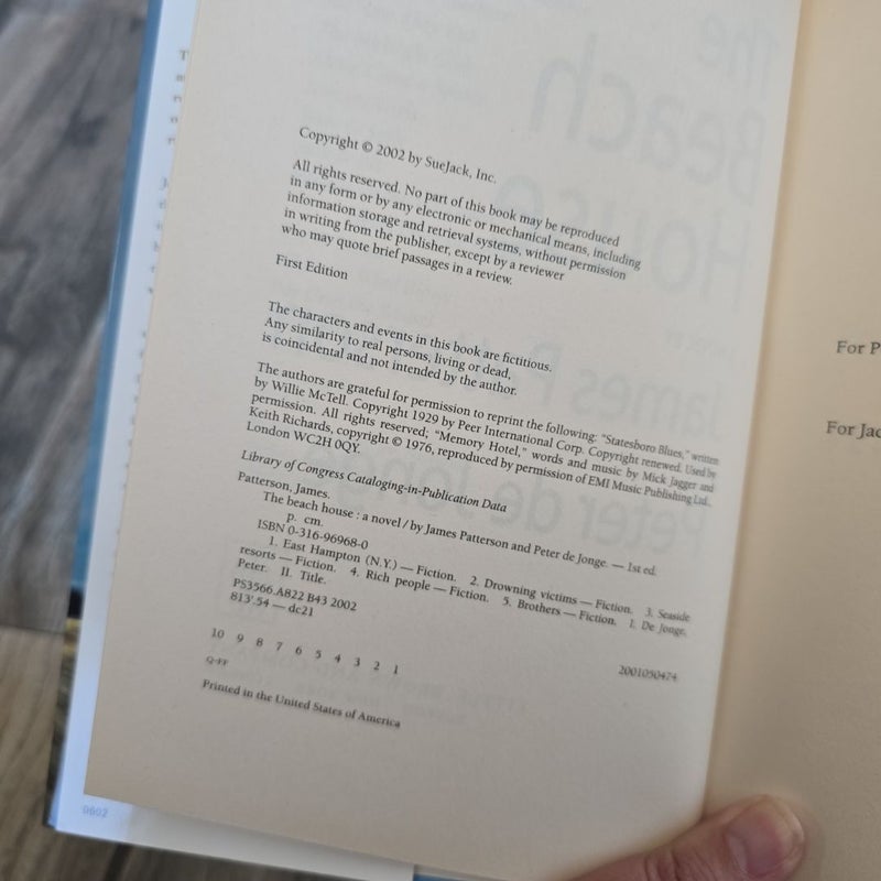 The Beach House *First Edition*