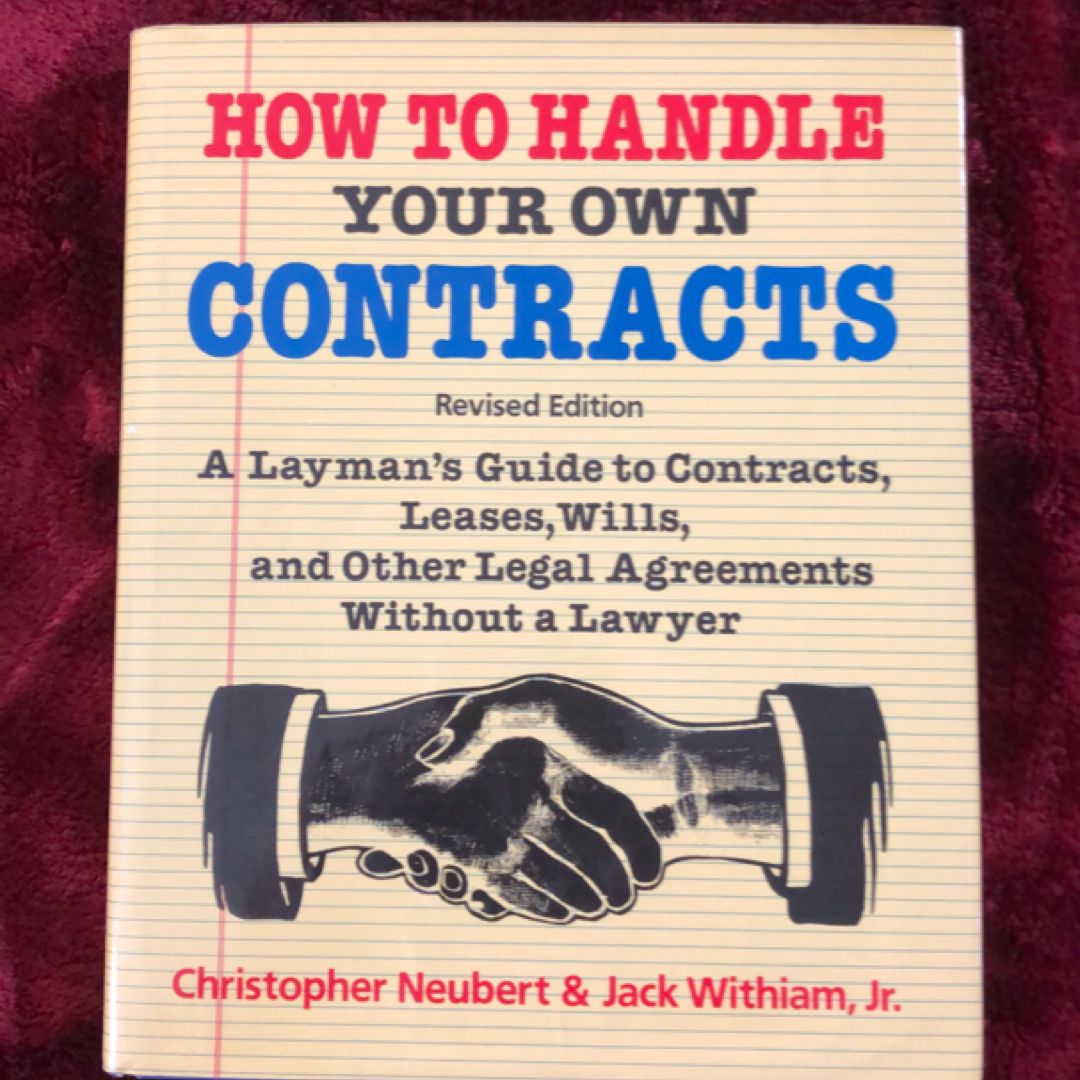 How to Handle Your Own Contracts