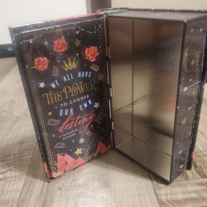 Caraval book tin