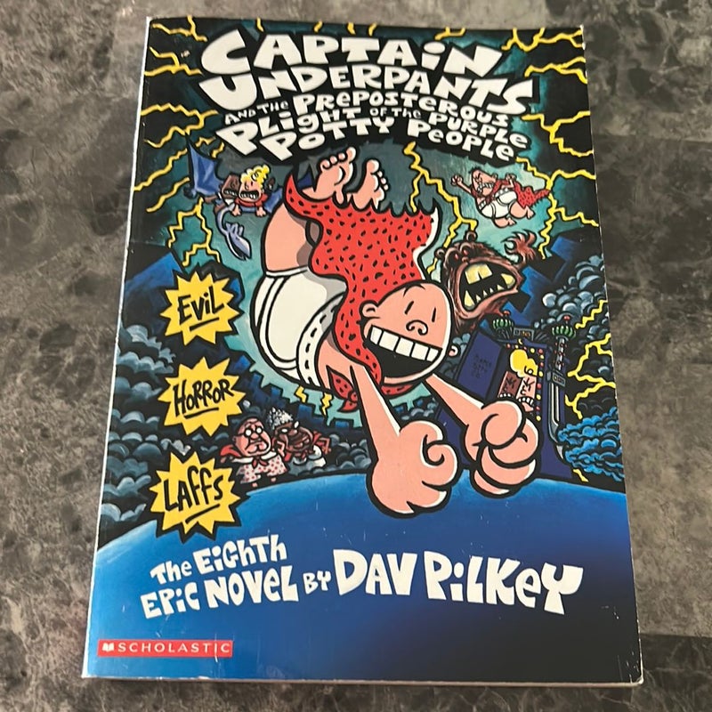 The Adventures of Captain Underpants Book Lot