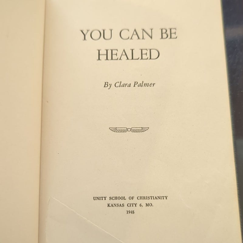 You can be healed