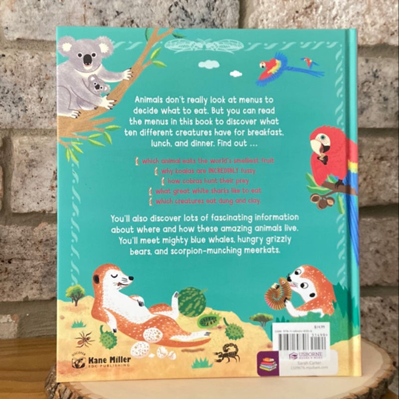 Menus for Meerkats and Other Hungry Animals